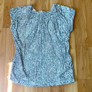 Cable & Gauge Sequin Top
